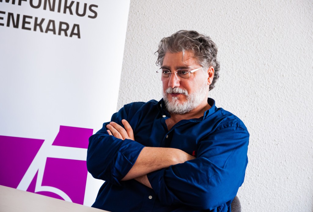 Jos Cura in interview, Operavilag, photo by Lda, 2019.