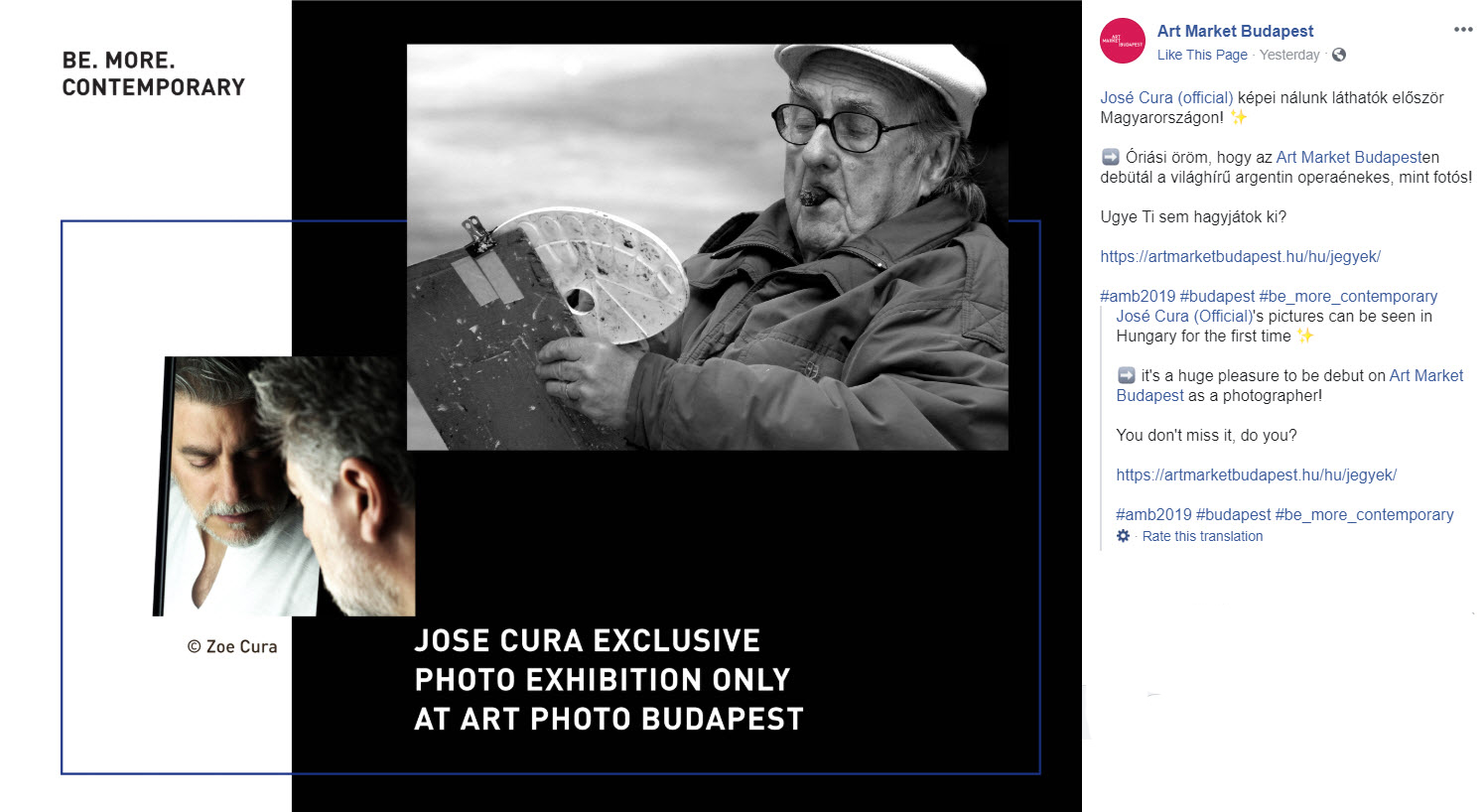 Jos Cura, Photography, 2019, Art Market Budapest.