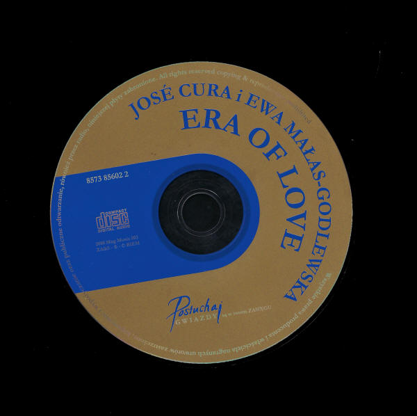 Jos Cura, Warsaw, 2000, CD Era of Love.
