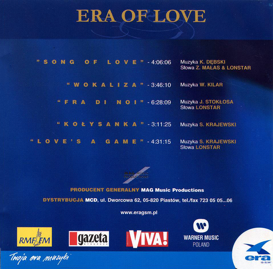 Jos Cura, Warsaw, 2000, CD Era of Love.