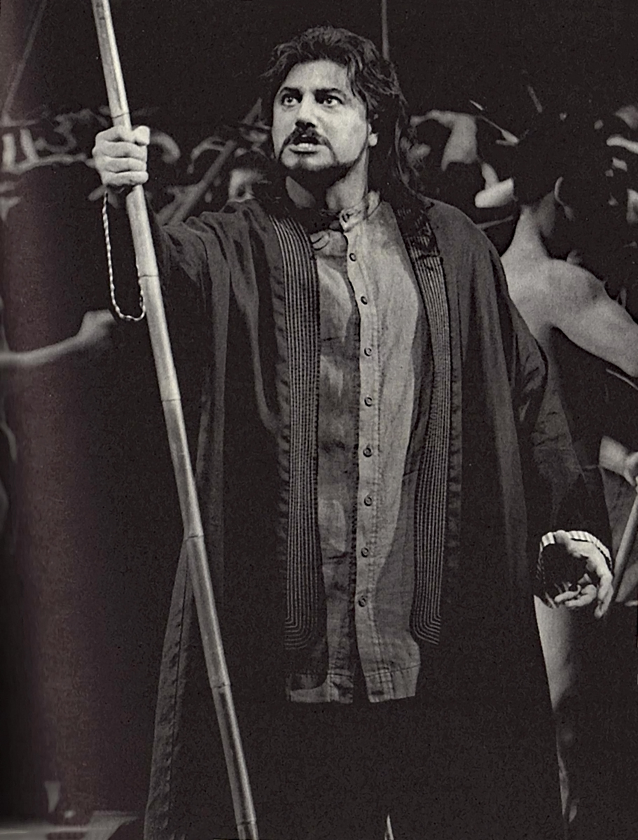Jos Cura stars as Samson in the Met opera production of Samson et Dalila, 2005.