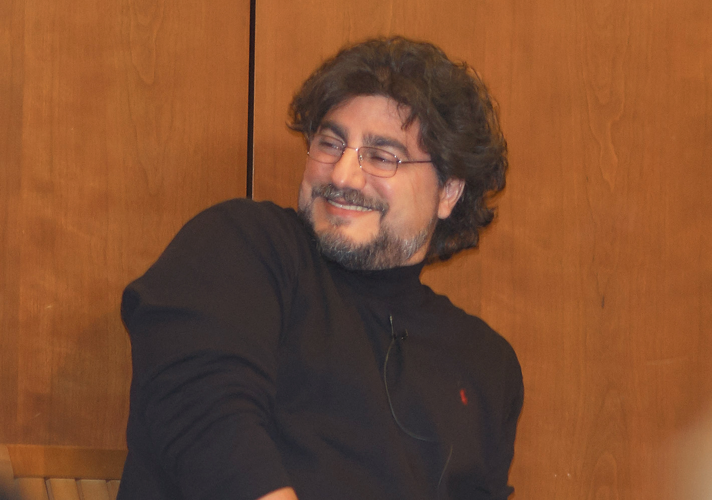 Jos Cura at Artist's Talk for Samson et Dalila at the Met, 2005.