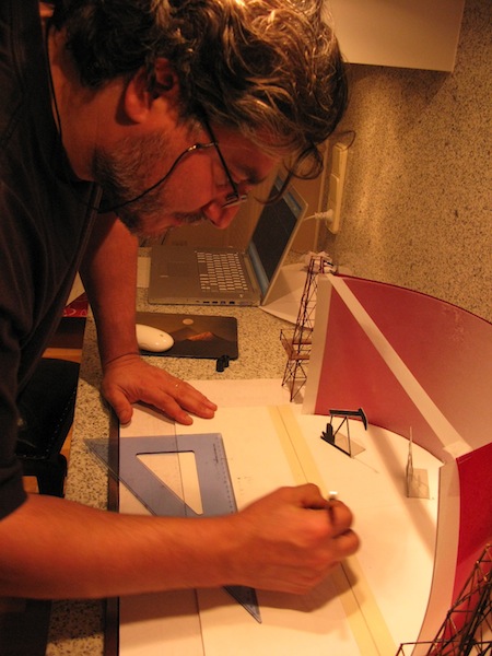 Jos Cura as stage designer and director in the 2010 Karlsruhe production of Samson et Dalila.
