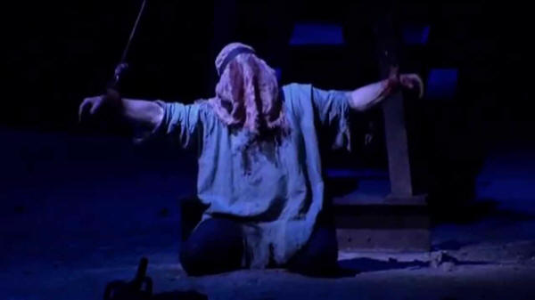  Jos Cura's  production of Samson et Dalila in Karlsruhe 2010.