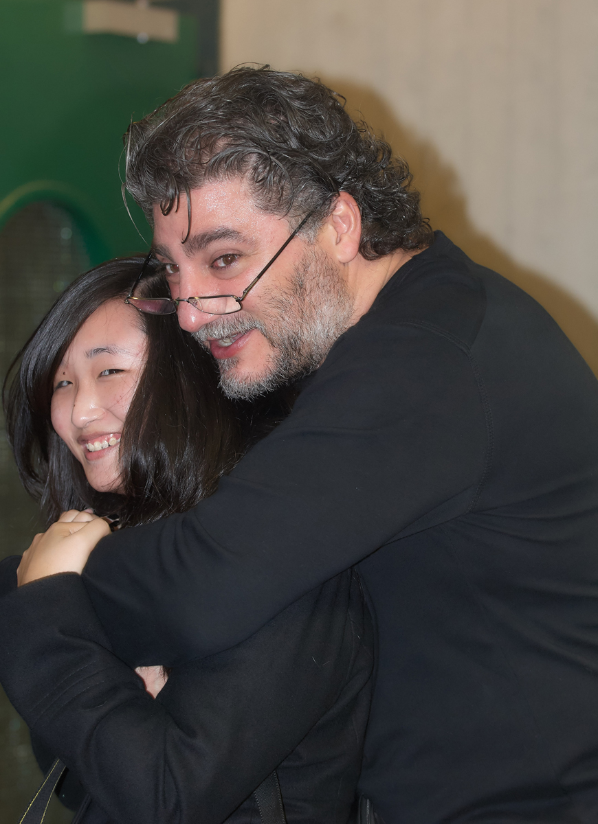 Curtain Call and Backstage Photos of Jos Cura after his production of Samson et Dalila, Karlsruhe, 2010.