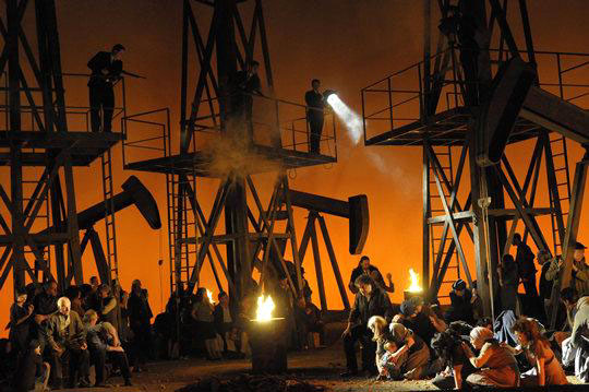  Jos Cura's  production of Samson et Dalila in Karlsruhe 2010.