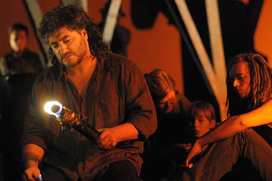  Jos Cura's  production of Samson et Dalila in Karlsruhe 2010.