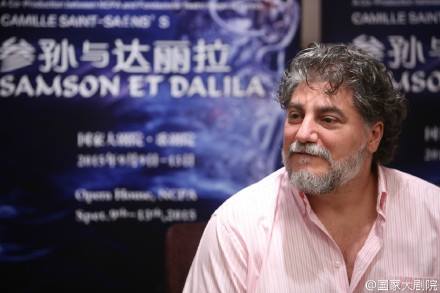 Jos Cura starring as Samson in the 2015 Beijing Opera production of Samsone et Dalila