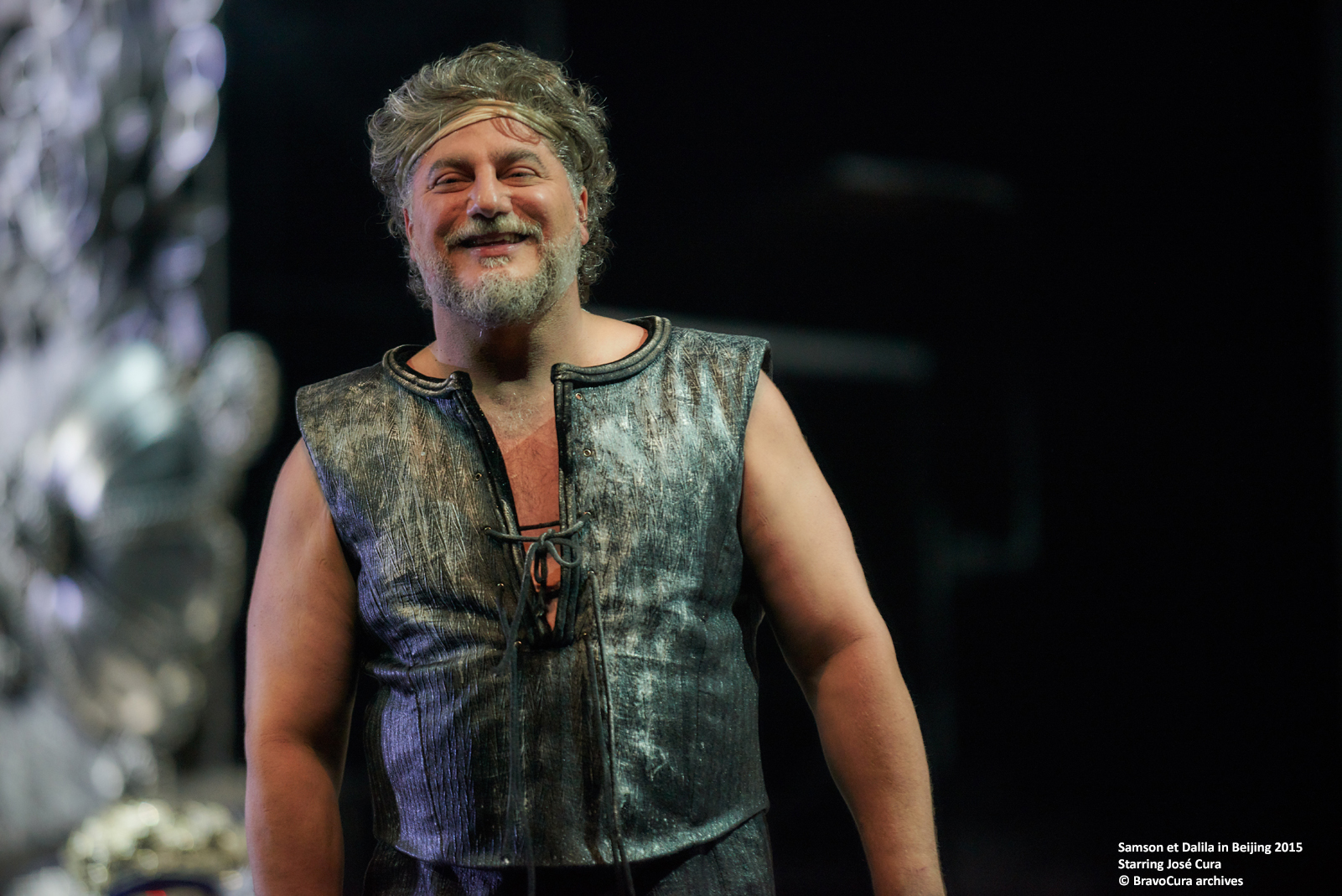 Jos Cura starring as Samson in the 2015 Beijing Opera production of Samsone et Dalila