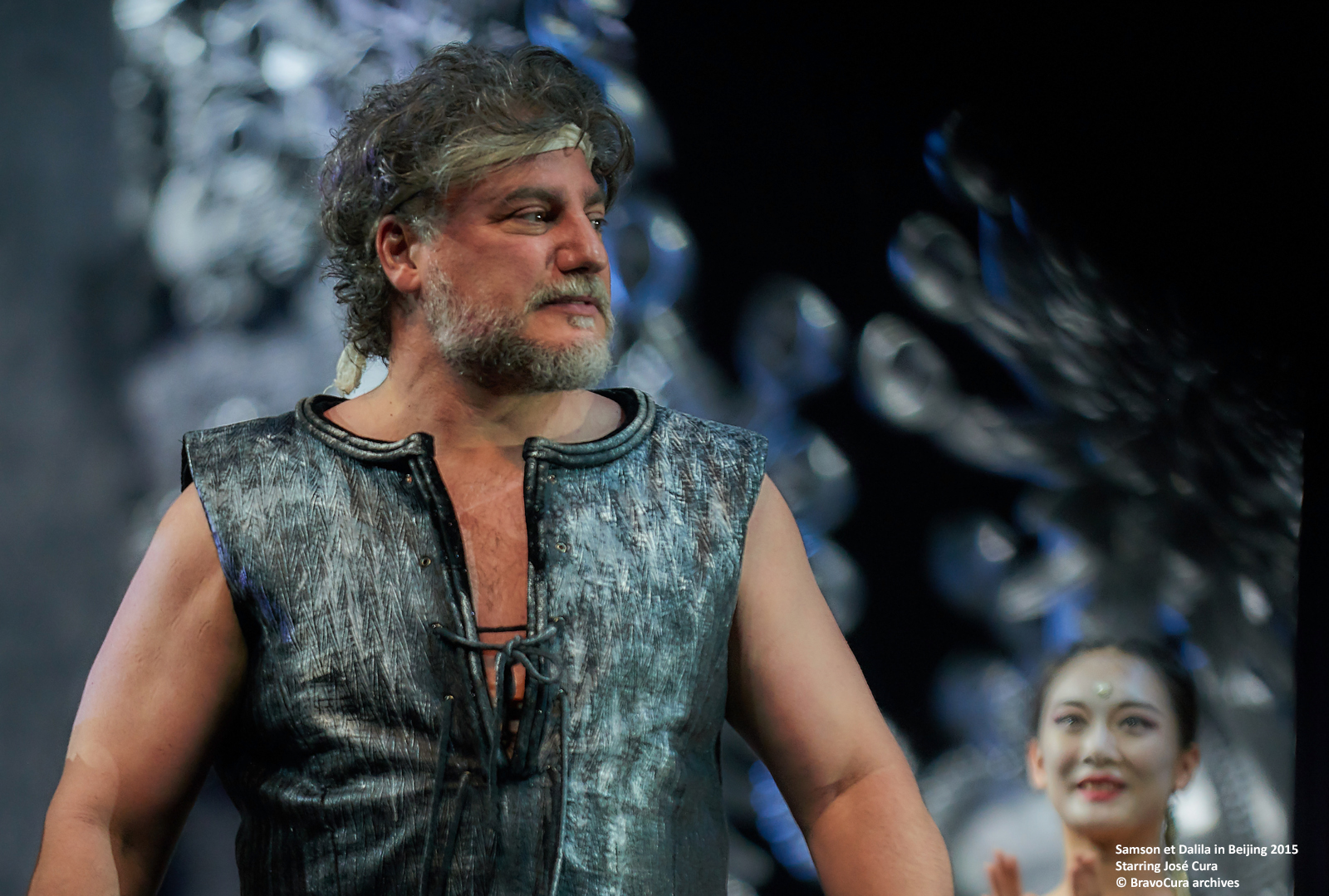 Jos Cura starring as Samson in the 2015 Beijing Opera production of Samsone et Dalila