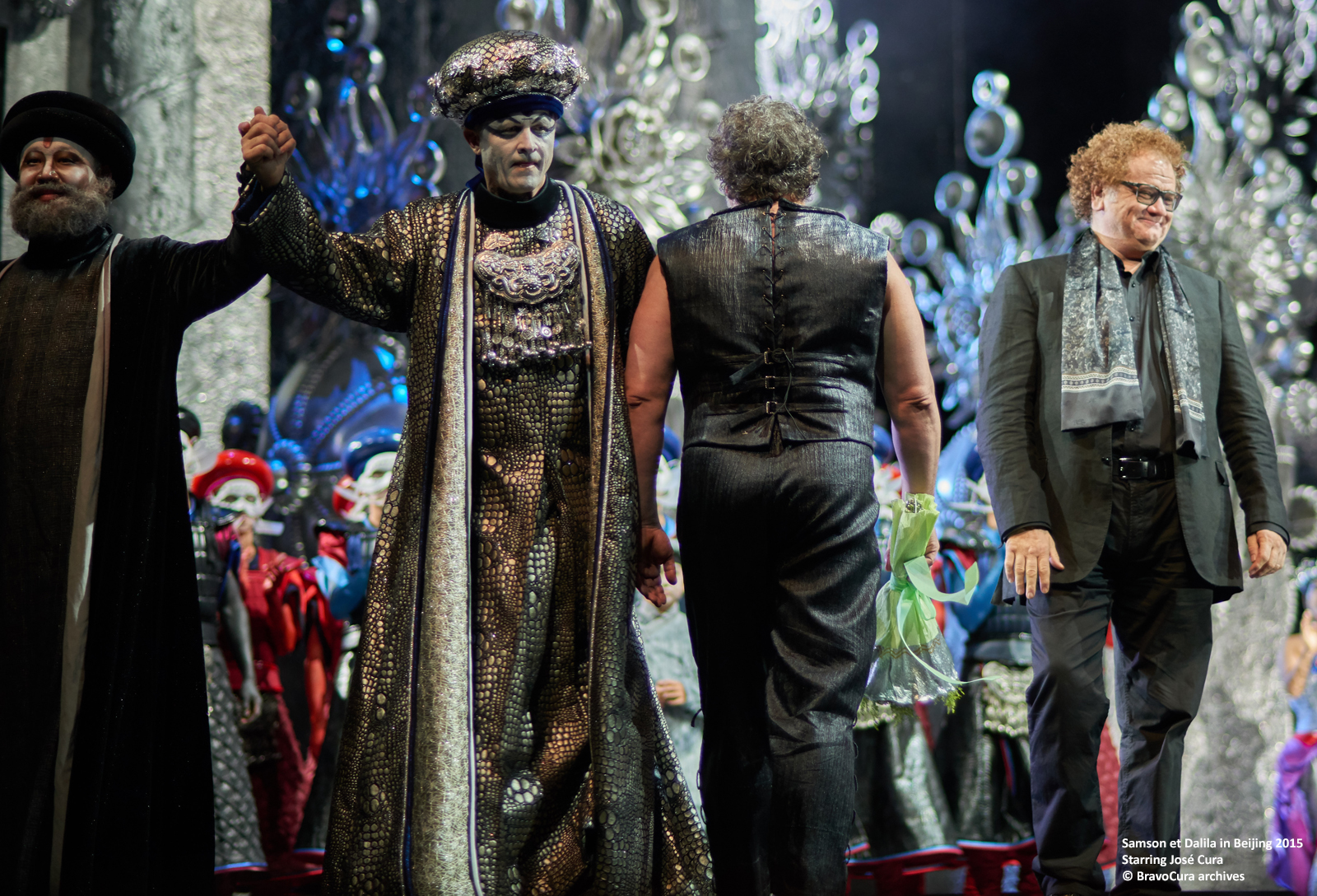 Jos Cura starring as Samson in the 2015 Beijing Opera production of Samsone et Dalila