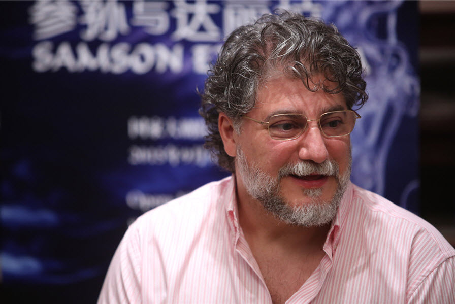 Jos Cura starring as Samson in the 2015 Beijing Opera production of Samsone et Dalila