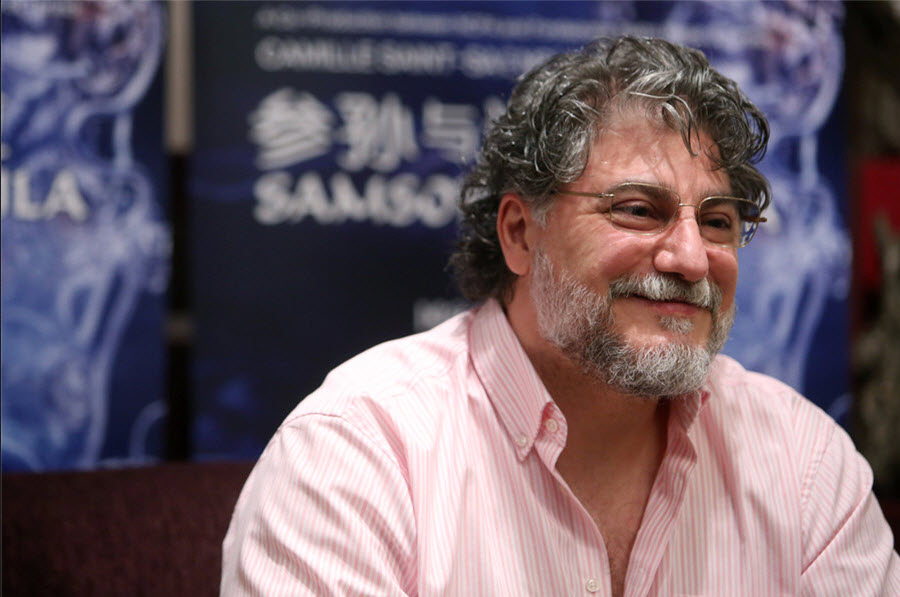 Jos Cura starring as Samson in the 2015 Beijing Opera production of Samsone et Dalila