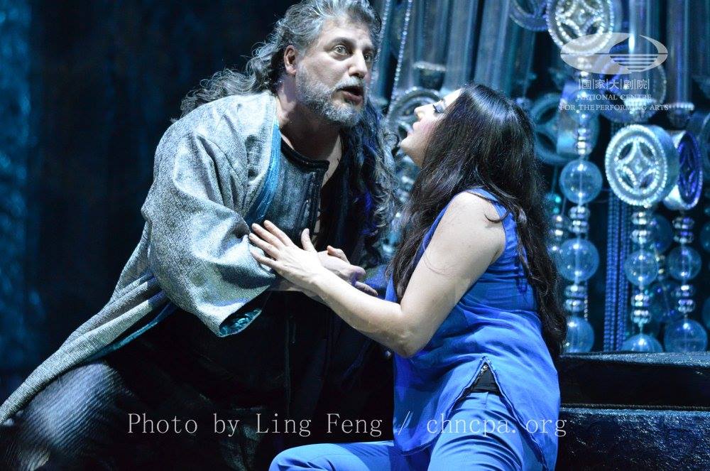 Jos Cura starring as Samson in the 2015 Beijing Opera production of Samsone et Dalila