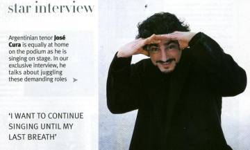 JC promo for Classic FM magazine interview 