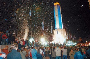 Scenes from the ceremony - 50th Anniversary of the Monument to the Flag, Rosario, Jun 19, 2007