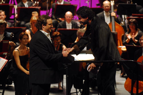 JC during Concert with Masterclass Students in Nancy 2 September 2007