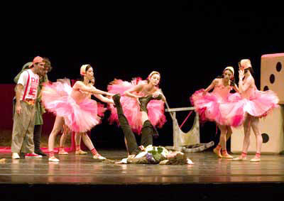 Jos Cura, director and tenor, in his production of La Commedia  Finita in Rijeka, Croatia, June 07