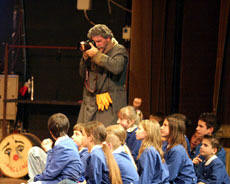 Jos Cura, director and tenor, in his production of La Commedia  Finita in Rijeka, Croatia, June 07