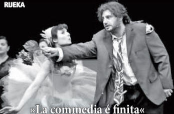 Jos Cura, director and tenor, in his production of La Commedia  Finita in Rijeka, Croatia, June 07